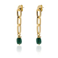 Orecchini Unoaerre Donna in Bronzo Malachite 010EX00028000-2200 - 010EX00028000-2200